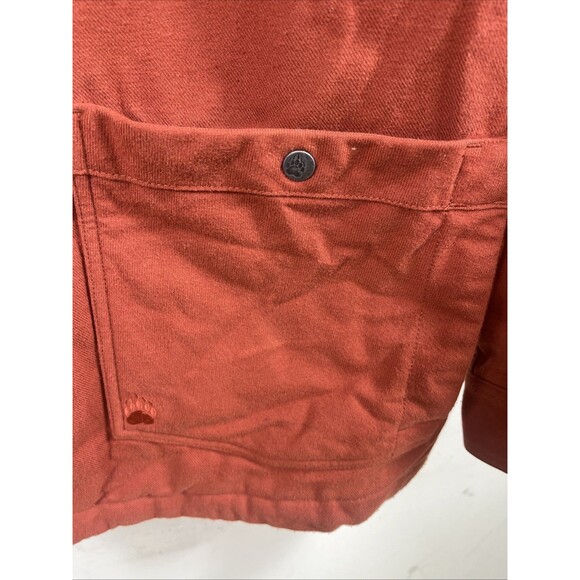 Duluth Alaskan Hardgear Mens Over Shirt Jacket Chore Barn Snap Trapline L Tall - Picture 2 of 8